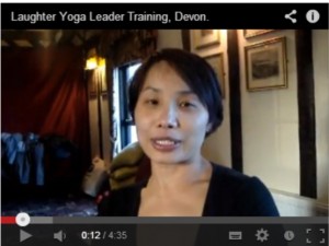 Video testimonials for Laughter Yoga Leader training Devon